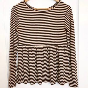 Urban Outfitters Kimchi Blue First Date Peplum Top